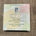 Clinique Stay-Matte Poeder 101, Gehele gezicht, Beige, Nieuw, Ophalen of Verzenden