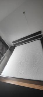 Ikea bed 180 cm breed goede staat, Ophalen, Gebruikt, Wit, Tweepersoons