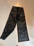 Loavies zwarte leren broek - Maat S, Zwart, Ophalen of Verzenden, Zo goed als nieuw, Maat 36 (S)