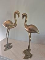 Hollywood regency flamingos koperen vintage, Antiek en Kunst, Ophalen of Verzenden