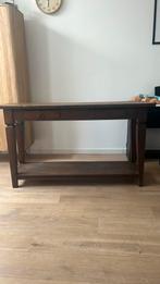 Teak houten side table, Huis en Inrichting, Tafels | Sidetables, Ophalen, Gebruikt, Koloniaal, Teakhout