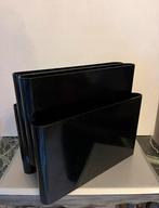 Kleine zwarte tijdschriftenhouder Giotto Stoppino Kartell, Ophalen of Verzenden