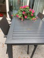 Duurzame Tuintafelset, Aluminium 2,20 incl. 6 Stoelen, Tuin en Terras, Tuinsets en Loungesets, Ophalen, Aluminium, 6 zitplaatsen