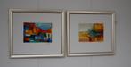 Ton Schulten zeefdruk, 2 luik., Antiek en Kunst, Kunst | Litho's en Zeefdrukken, Ophalen