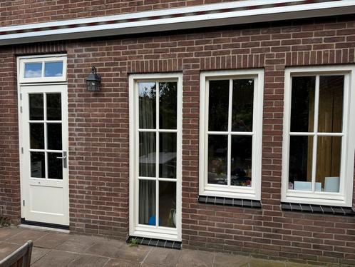 Complete set hardhouten Deur + Kozijnen - Okt/Nov ophalen, Doe-het-zelf en Verbouw, Kozijnen en Schuifpuien, Zo goed als nieuw