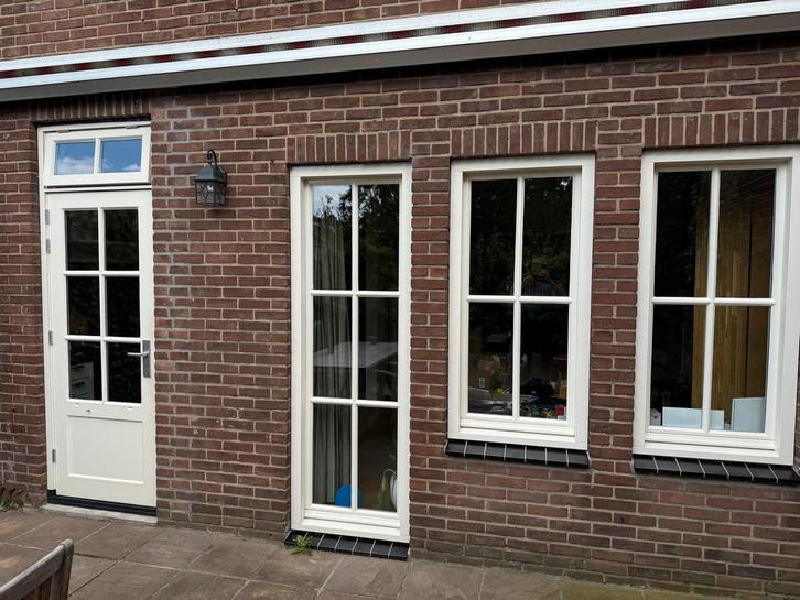 Complete set hardhouten Deur + Kozijnen - Okt/Nov ophalen, Doe-het-zelf en Verbouw, Kozijnen en Schuifpuien, Zo goed als nieuw