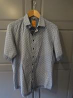G250 Redmond mt 39-40 nieuw overhemd denimblauw bloemen, Redmond, Nieuw, Halswijdte 39/40 (M), Verzenden