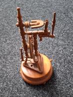 Vintage Houten Spinnewiel met Muziekdoos., Ophalen