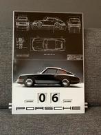 Porsche Emaille Kalender limited Edition 288/2013, Verzamelen, Ophalen of Verzenden, Auto's