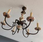 Mooie antieke kroonluchter capodimonte porcelein, Ophalen