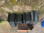 Dakpannen Monier 6. Hollandse pan Zwart, Doe-het-zelf en Verbouw, Dakpannen en Dakbedekking, Ophalen, Steen of Klei, Zwart, Nieuw