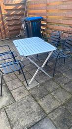 Kemping set zgan,4 stoelen en inklapbaar tafel stoel, Caravans en Kamperen, Caravan accessoires, Ophalen of Verzenden, Zo goed als nieuw