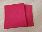 2 x rode kussenslopen Katoen  60 x 66, Ophalen of Verzenden, Tweepersoons, Rood, Hoeslaken of Sloop
