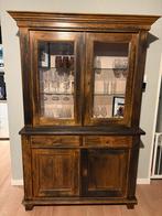 Buffetkast, 2-delig, +- 140x200cm, Huis en Inrichting, Kasten | Buffetkasten, Ophalen, Gebruikt, 100 tot 150 cm, Eikenhout