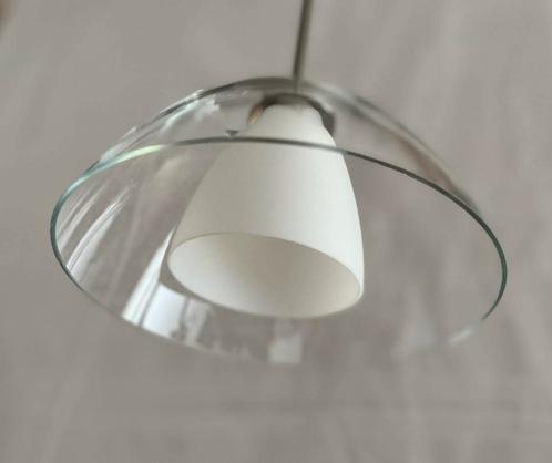 Moderne hanglamp, Huis en Inrichting, Lampen | Hanglampen, Gebruikt, 75 cm of meer, Metaal, Ophalen of Verzenden