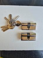 2x Nino cilindersloten, Ophalen of Verzenden, Zo goed als nieuw, Chroom, Slot