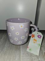 Nieuw hema mok beker glas bloemen, Huis en Inrichting, Keuken | Servies, Glas of Glazen, Nieuw, Ophalen of Verzenden, Glas