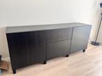 Ikea Besta Dressoir kast zwartbruin, Huis en Inrichting, Kasten | Dressoirs, Ophalen, Zo goed als nieuw, 25 tot 50 cm