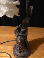 Brons lamp Vrouw met kind, Antiek en Kunst, Antiek | Lampen, Ophalen of Verzenden