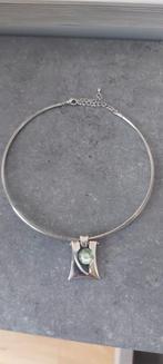 Spang collier met hanger, Ophalen of Verzenden, Zo goed als nieuw, Overige materialen, Met hanger