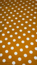 Ruime 1m eigele witte stippen tricot Swaffing, 120 cm of meer, Geel, Nieuw, Ophalen of Verzenden