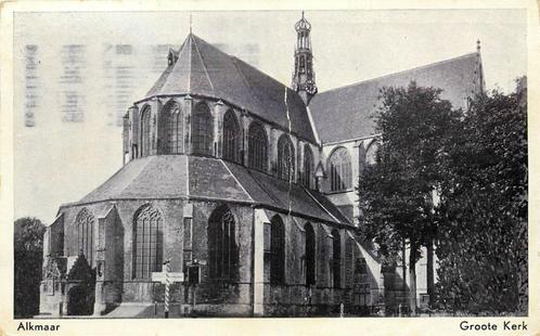 (386-243-007) Alkmaar Groote Kerk, Verzamelen, Ansichtkaarten | Nederland, Noord-Holland, Verzenden
