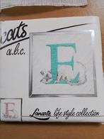 Borduurpakketje van lanarte, cats letter E, Hobby en Vrije tijd, Borduren en Borduurmachines, Ophalen of Verzenden, Zo goed als nieuw