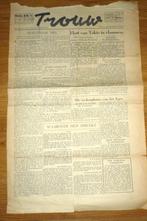 Dagblad Trouw van 28 mei 1945  - Oorlogskrant, Ophalen of Verzenden, Overige soorten, Nederland, Boek of Tijdschrift