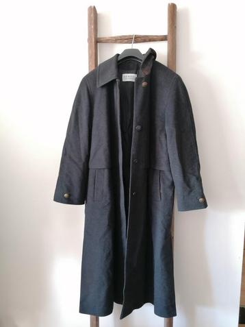 Wollen vintage lange winterjas jas XL beschikbaar voor biedingen