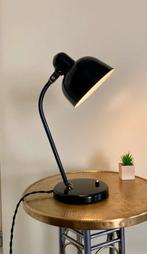 Antieke schemerlamp bureaulamp 1930 zwart metaal., Huis en Inrichting, Lampen | Tafellampen, Ophalen of Verzenden, Zo goed als nieuw
