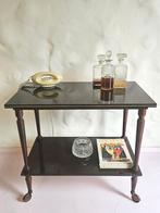 Vintage serveerwagen trolley, Huis en Inrichting, Tafels | Sidetables, Ophalen, Gebruikt, 50 tot 100 cm, 25 tot 50 cm