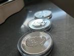 Zilveren munten | troy ounce | o.a. Maple Leaf, Ophalen of Verzenden