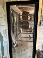 Keje hordeur zwart, Ophalen, Kunststof, 80 tot 100 cm, Hordeur