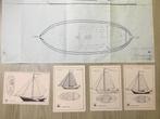Zeilplan Schokker Pieter Ilmer, Watersport en Boten, Ophalen, Zo goed als nieuw, Boek of Waterkaart