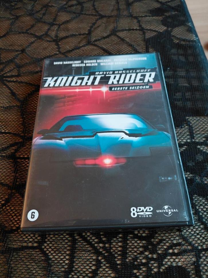 Knight Rider Seizoen 1 dvd box. David Hasselhoff., Cd's en Dvd's, Dvd's | Tv en Series, Zo goed als nieuw, Actie en Avontuur, Boxset