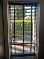 Zwarte houten jaloezieën 86 bij 71 cm, Ophalen, Zo goed als nieuw, 50 tot 100 cm