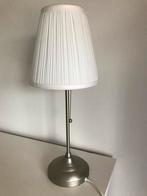 Ikea Årstid tafellamp witte kap voet mat nikkel en trekkoord, Huis en Inrichting, Ophalen of Verzenden, Zo goed als nieuw, 50 tot 75 cm
