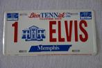 Auto nummerbord Elvis Memphis, Ophalen of Verzenden, Nieuw, Gebruiksvoorwerp