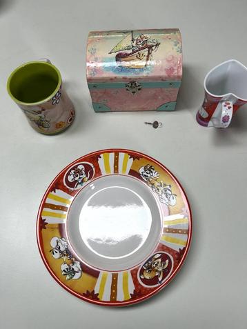 Servies Diddle, Diddle opbergdoosje met 2 Diddle knuffels beschikbaar voor biedingen