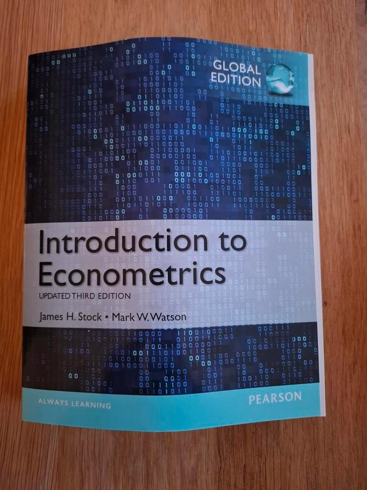 Introductie Econometrie - Stock & Watson, Boeken, Studieboeken en Cursussen, Ophalen of Verzenden