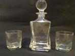 Kristal karaf cognac wijn whisky glazen kristallen karaf, Ophalen of Verzenden