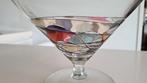 Vintage glazen kom, Glas, Emaille K&K Styling Tiffany Style, Antiek en Kunst, Ophalen of Verzenden
