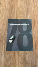 BMW Motorsport 1978, Boeken, Auto's | Folders en Tijdschriften, Gelezen, BMW, Ophalen of Verzenden