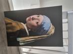 Schilderij het meisje met de parel, Huis en Inrichting, Woonaccessoires | Schilderijen, Tekeningen en Foto's, Ophalen, Gebruikt