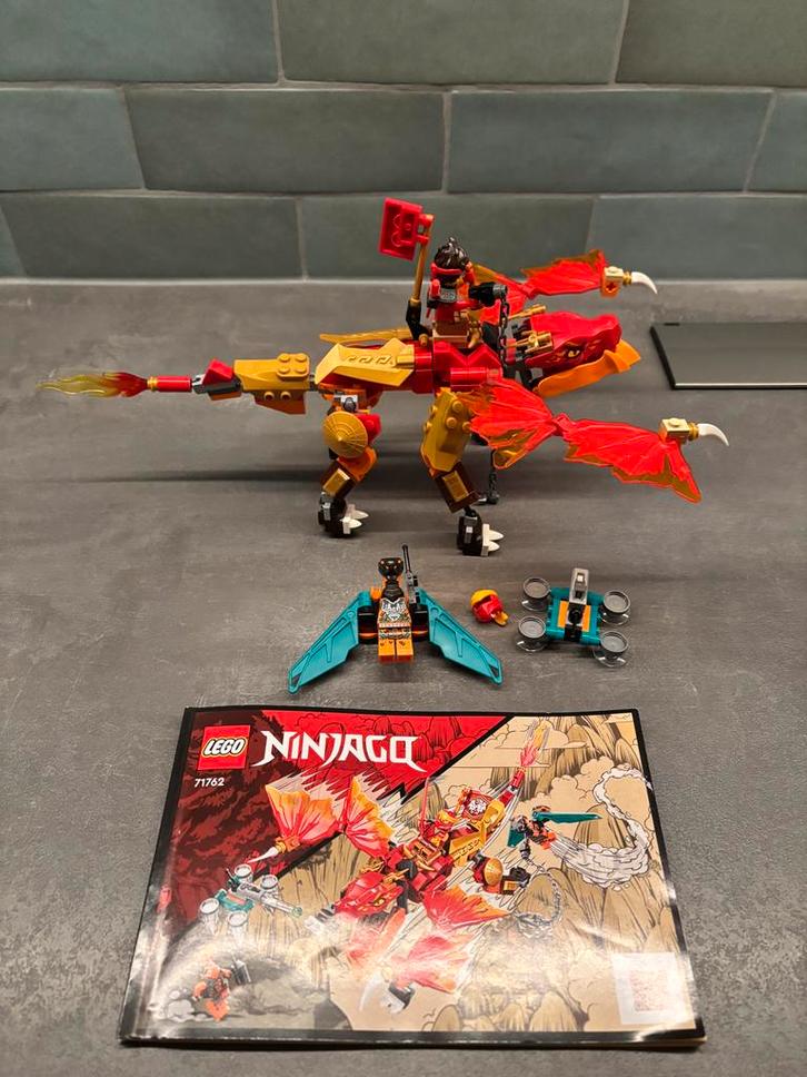 Lego Ninjago 71762 - Vuur Draak Aanval (Aangepast), Kinderen en Baby's, Speelgoed | Duplo en Lego, Gebruikt, Lego, Complete set