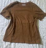 Zara bruin shirt L, Kleding | Dames, Ophalen of Verzenden, Gedragen, Bruin, Korte mouw