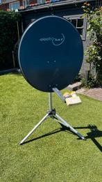 Satellietschotel + voet, Ophalen, Gebruikt, (Schotel)antenne, Overige merken