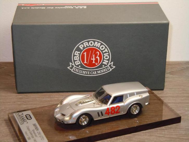 Ferrari 250 Breadvan Coppa Gallenga 1965 - BBR Models 1:43, Hobby en Vrije tijd, Modelauto's | 1:43, Zo goed als nieuw, Auto, Overige merken