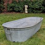 Zinken bad (teil), Tuin en Terras, Ophalen, Gebruikt, Metaal, 30 tot 60 cm
