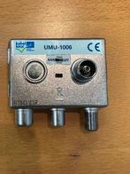 UMU-1006 splitter signaalverdeler voor IEC-stekkers, Ophalen of Verzenden, Zo goed als nieuw, Minder dan 2 meter, Coaxiale kabel